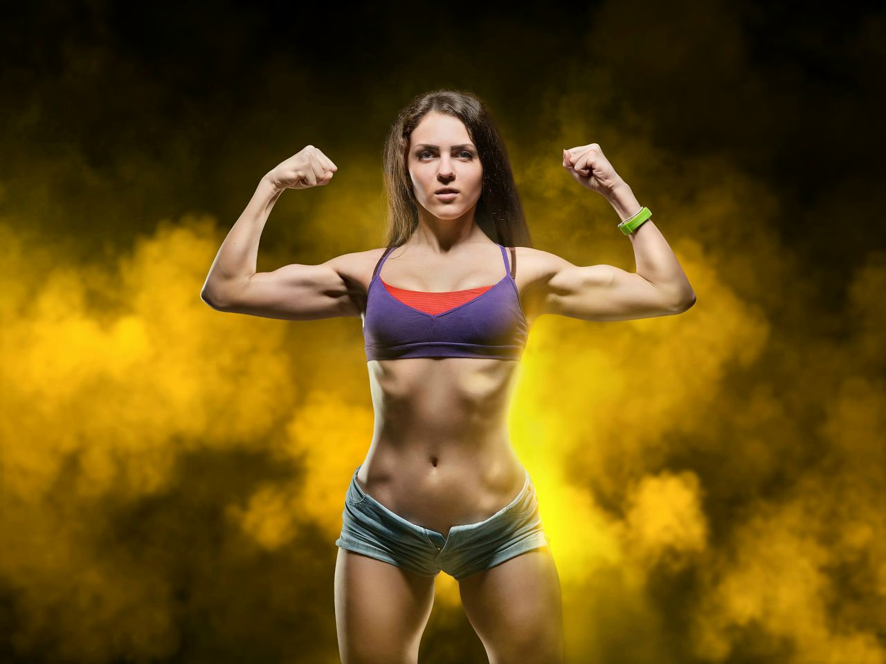 Athletic girls in Yiwu